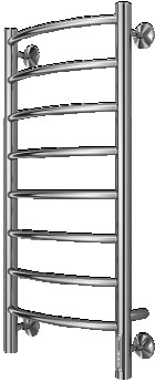 Полотенцесушитель ТЕРМИНУС  НЕРЖ. ЭЛЕКТР.  Классик П8 400*850  (quick touch)